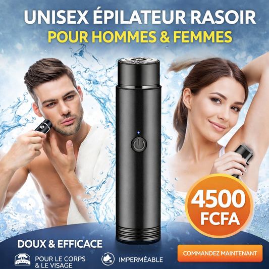 Rasoir épilateur électrique rechargeable waterproof