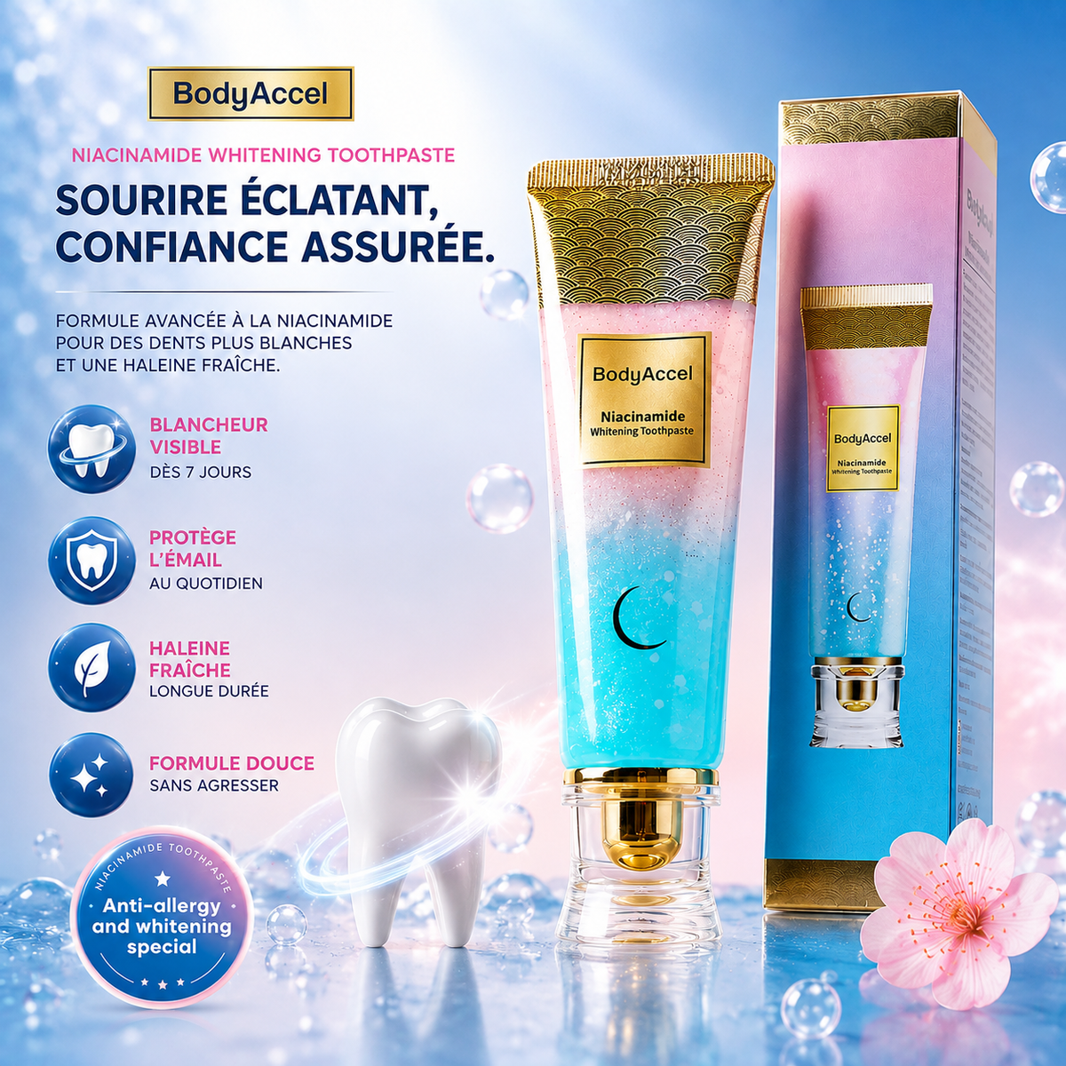 Dentifrice blanchiment de dent